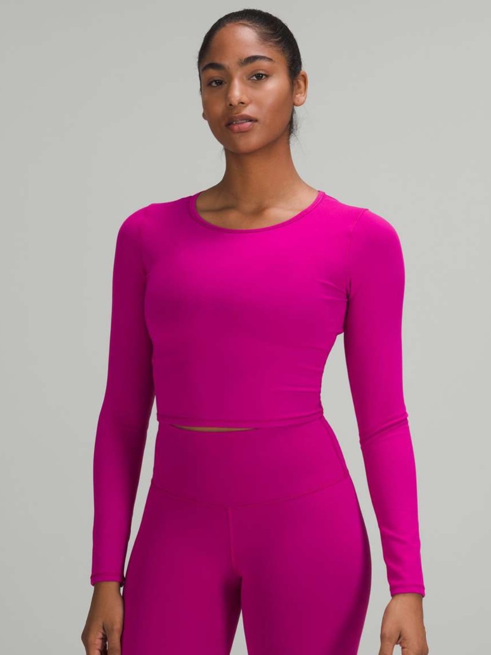 lululemon Wunder Train Cropped Long Sleeve Shirt *Online Only